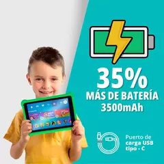 Tablet Niños T-go Pegasus Tb-780i | 35% OFF | Android Octacore 4gb 64gb Juegos Con Funda Verde - TuBazarOnline