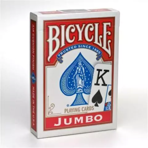 Baralho Bycycle Jumbo Vermelho