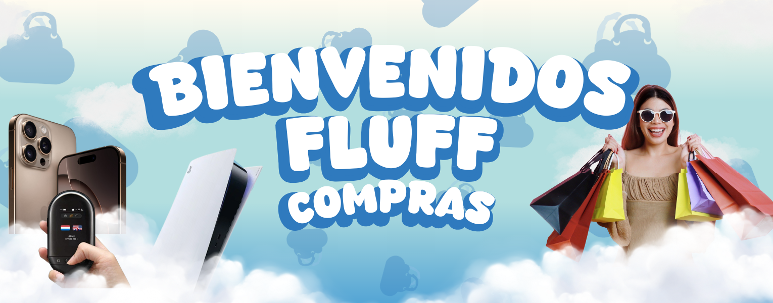 Banner de Fluff Compras