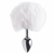 Plug Anal Em Metal 5,5 X 2,6Cm Com Pompom Vipmix - DLESS