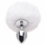 Plug Anal Em Metal 5,5 X 2,6Cm Com Pompom Vipmix