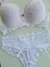 Conjunto Com Bojo Renda Branca- Instinto Feminino - comprar online