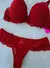Imagem do Conjunto Com Bojo Renda Vermelho - Bianca