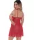 Camisola + Calcinha - Tule Vermelha – Pérola - comprar online