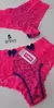 Calcinha Rosa Neon com Azul - Estilo Caleçon - comprar online