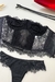 M|G| Conjunto Dani Tenda Chantilly e Tule S/bojo C/Aro Alças removíveis e Paletas de Sustentação - PRETO - comprar online