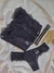M|G| Conjunto Dani Tenda Chantilly e Tule S/bojo C/Aro Alças removíveis e Paletas de Sustentação - PRETO - comprar online