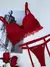 Conjunto COM BOJO + CINTA LIGA VERMELHO- Jasmine OMD - comprar online