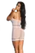 Vestido Manga Curta Branco - Y1073 - Tamanho único (36 ao 48) - comprar online