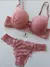 Conjunto Com Bojo Luxo Detalhe Coração - Renda ROMANCE na internet