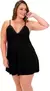 Imagem do Camisola Plus Size – Loren | Preta