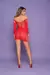 VESTIDO MANGA LONGA VERMELHO Y1542 Tamanho Único (36 ao 48) - comprar online
