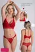 Conjunto COM BOJO Renda Vermelho Inspira 614