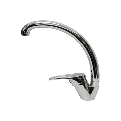Grifería de Cocina Canilla Monocomando Pico Cisne Clásica