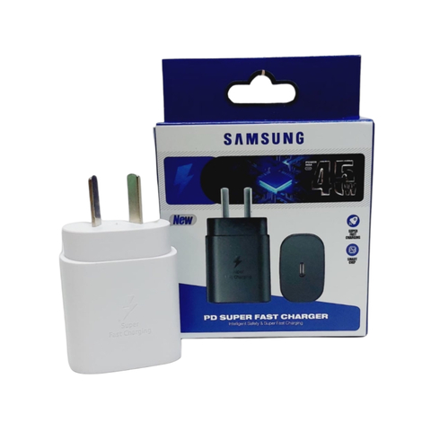 Cargador Samsung Tipo C 45W Carga Rápida
