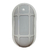 Plafon Led De Superficie Blanco Exterior con Reja Blanca 20w Oval - comprar online