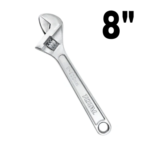 Llave Francesa Ajustable Industrial Total 8” - comprar online