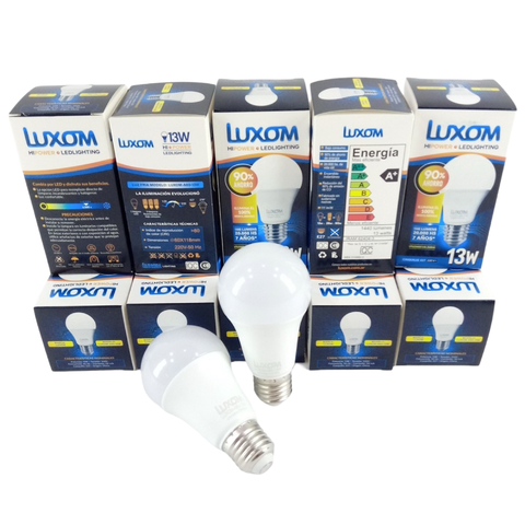 Pack x10 Lámparas Led 9 ó 10w Foco Luz Fría - comprar online
