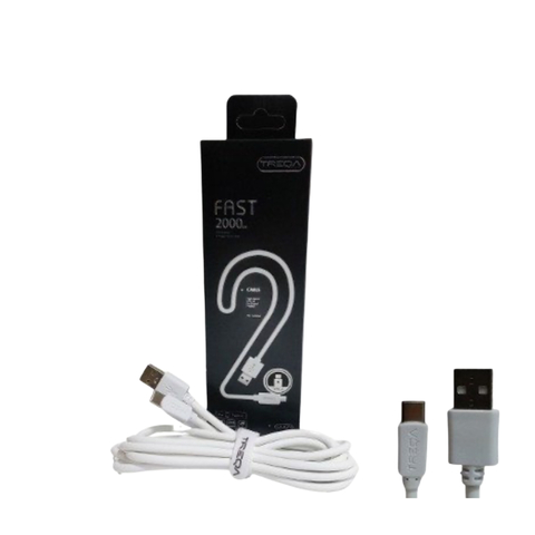 Cable Treqa Usb a Tipo C x 2 Metros Largo - comprar online
