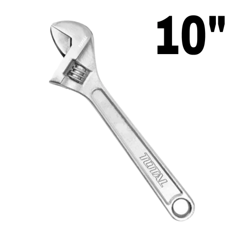 Llave Francesa Ajustable Industrial Total 10” - comprar online