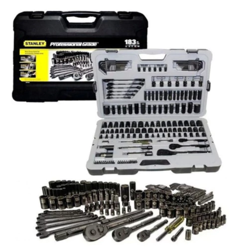Juego Set Tubos Llaves Stanley Stmt74086 183 Piezas