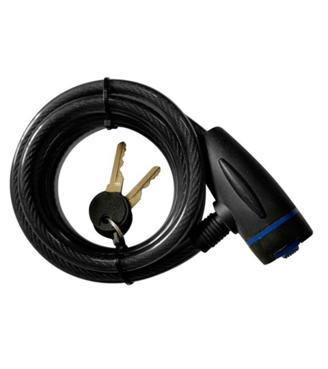 Linga De Seguridad Cadena Bicicleta 15mm X 1.2 Mts + 2 Llaves