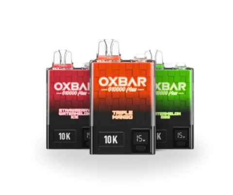 Vaper desechable Oxbar 10.000 Puffs Original con Pantalla y Regulación