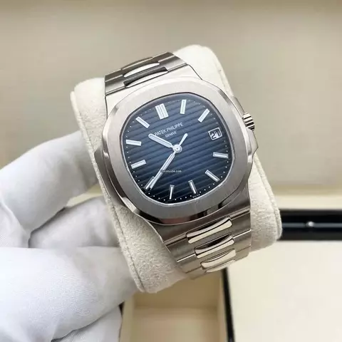 Patek Philippe Nautilus Superclon Suizo - Azul/Plateado - comprar online