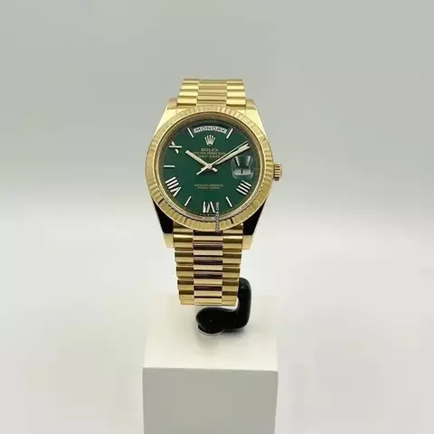 Rolex Day-Date Superclon - Full Set - Verde/Dorado - comprar online