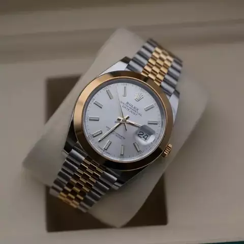 Rolex Datejust Superclon - Full Set - Blanco Combinado - comprar online