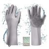 Guantes Silicona Esponja Lavaplatos Mascota Cocina Moderno