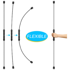 Flexi Bar Barra Vibradora Entrenamiento Abdominales Espalda - armatucompra