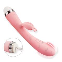 Vibrador Doble Estimulador Texturado 20cm en internet