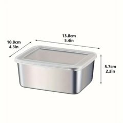 Fuente para Horno de Acero Inoxidable Con Tapa 14x11cm - armatucompra