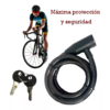 Linga Cadena Para Bici Moto Acero Trenzado 100cm