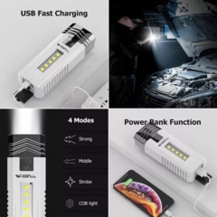 Linterna para Manubrio con Power Bank Portatil - armatucompra