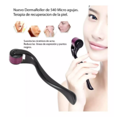 Dermaroller Facial Regenera Piel Cicatrices 0.5mm - tienda online