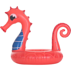 Inflable Caballito de Mar Rojo 150cm x 120cm - armatucompra