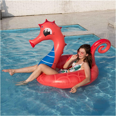 Inflable Caballito de Mar Rojo 150cm x 120cm - comprar online