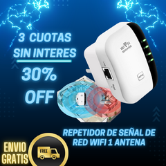 Repetidor de Señal de Red Wifi 1 Antena