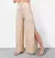 Calça Pantalona Com Fenda Lateral