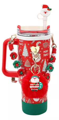 ACCESORIOS PARA VASO STANLEY CORREA, FUNDA SILICONA Modelo: Navideño - SatisFaction™ en internet