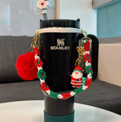 ACCESORIOS PARA VASO STANLEY CORREA, FUNDA SILICONA Modelo: Navideño - SatisFaction™ - Satisfaction-Shop