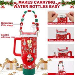 ACCESORIOS PARA VASO STANLEY CORREA, FUNDA SILICONA Modelo: Navideño - SatisFaction™ - tienda online