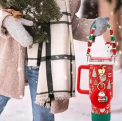 ACCESORIOS PARA VASO STANLEY CORREA, FUNDA SILICONA Modelo: Navideño - SatisFaction™ - comprar online