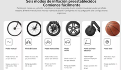 COMPRESOR DE AIRE XIAOMI/PORTATIL/2000MA - comprar online