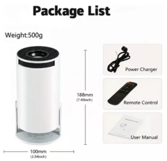 Proyector HD-300A ProUltra HD Led 4500 Lumenes Wifi Bt - Satisfaction-Shop