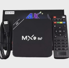 TV BOX MX9 8G 128GB + 1300 CANALES (MAGIS TV)
