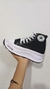 Zapatos de Lona - Corte Alto - Negro Dama en internet