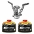 Mini Fogareiro Automático Inox Guepardo + 2 Tekgas